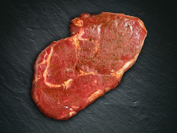 Entrecôte parisienne de bœuf marinée