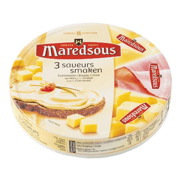 Fromage fondu 3 saveurs