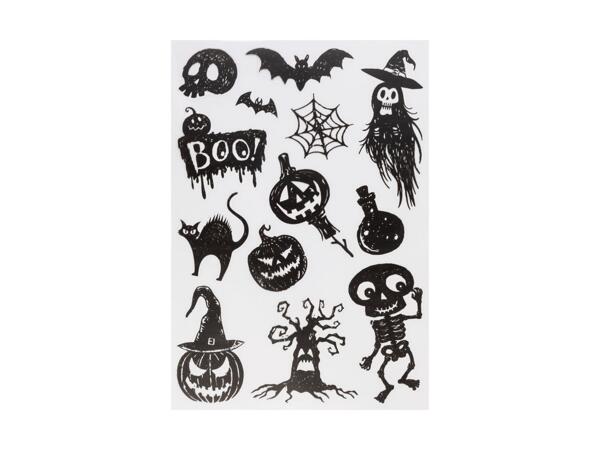 Fluorescent Halloween Stickers