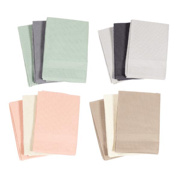 CROFTON(R) Essuies de cuisine à texture gaufrée, 3 pcs