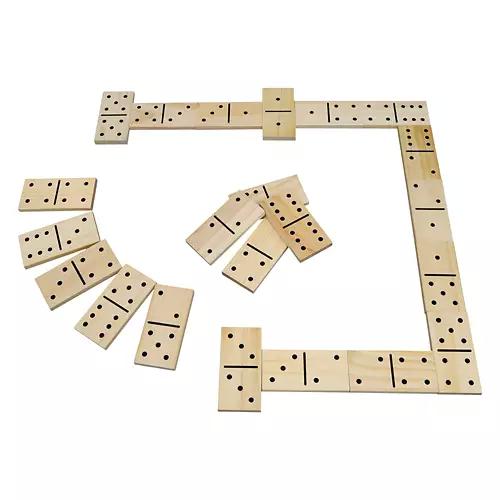 Giant Wooden Dominoes Game Set