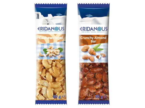 ERIDANOUS Cashew- oder Mandelriegel