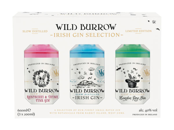 Irish Gin selection