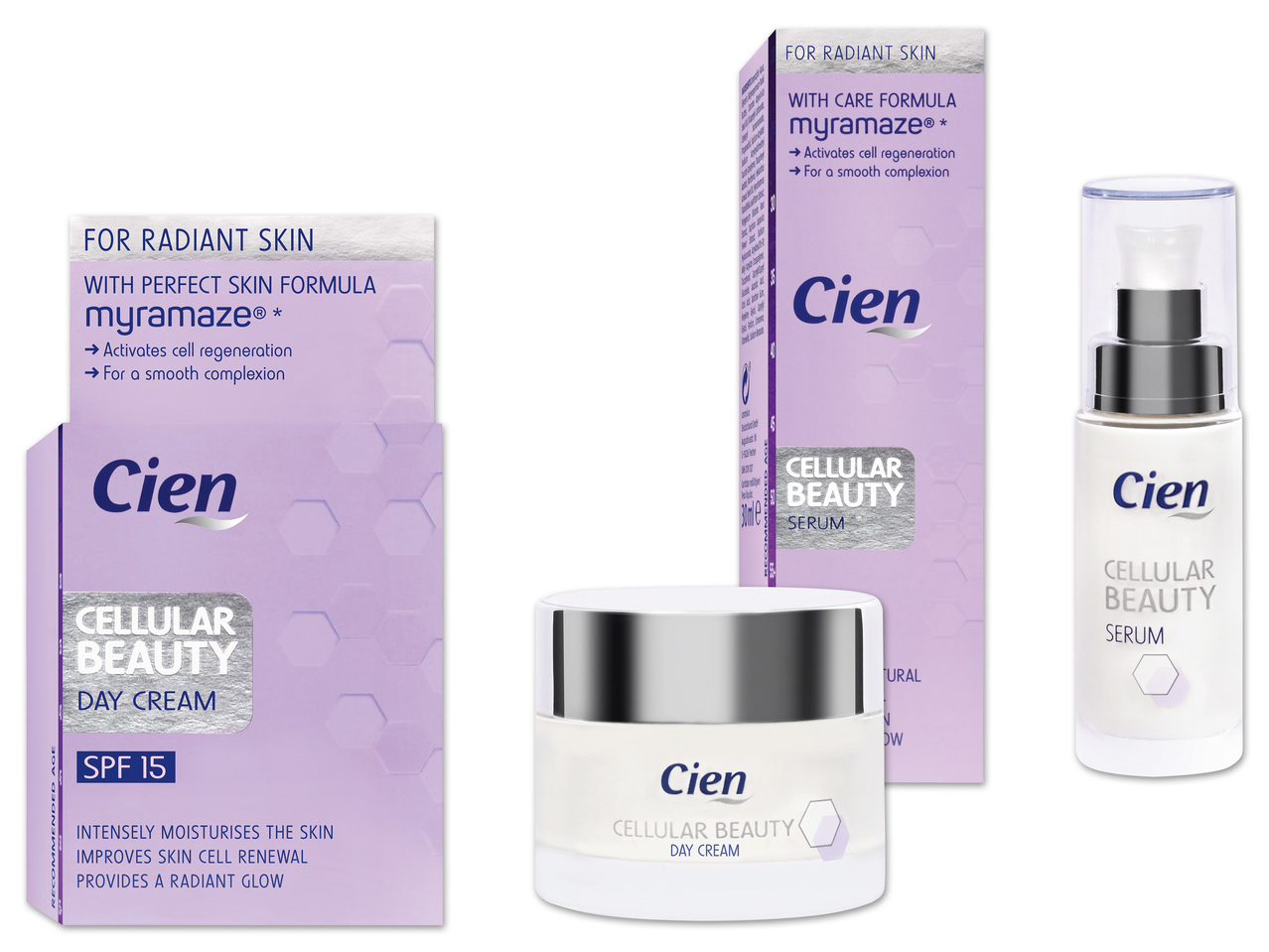 CIEN Tages-/Nachtcreme oder Gesichtsserum Cellular Beauty