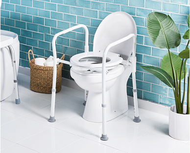 Folding Over Toilet Frame