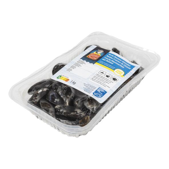 GOLDEN SEAFOOD(R) 				Frische seeländische „Goudmerk"-Muscheln, 1 kg