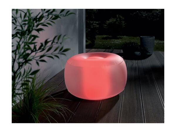 Livarno Home Inflatable LED Pouffe