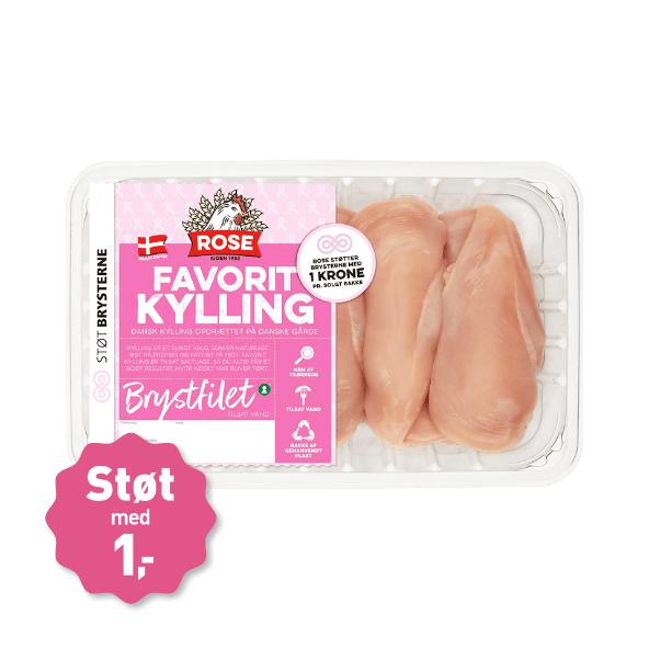 Dansk kyllingebrystfilet med marinade