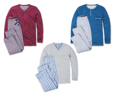 ROYAL CLASS SELECTION Herren-Pyjama, Baumwolle (Bio)
