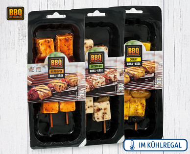 BBQ Grillkäse-Spieße