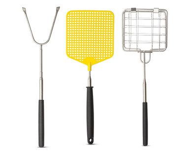 Adventuridge Extendable Fork, Fly Swatter or S'mores Maker
