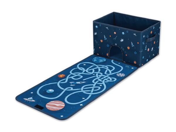 Klappbare Aufbewahrungsbox mit Spielmatte