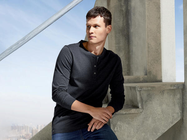 Herren Langarmshirt