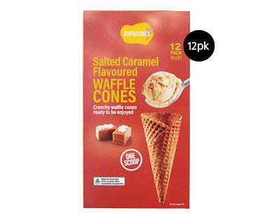 Supacones Flavoured Waffle Cones 12pk/160g