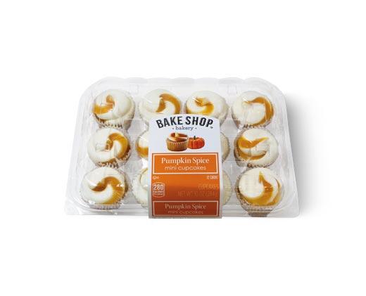 Bake Shop Mini Pumpkin Spice Cupcakes