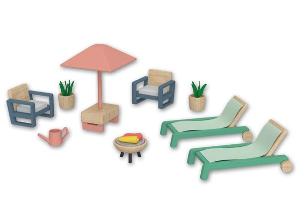 Holz-Puppenhausmöbel/​-figuren