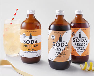 Assorted Organic Soda Syrups 500ml