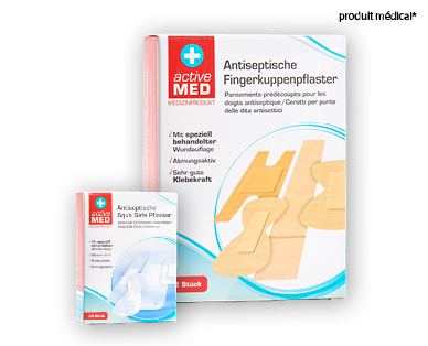 Pansements antiseptiques ACTIVE MED