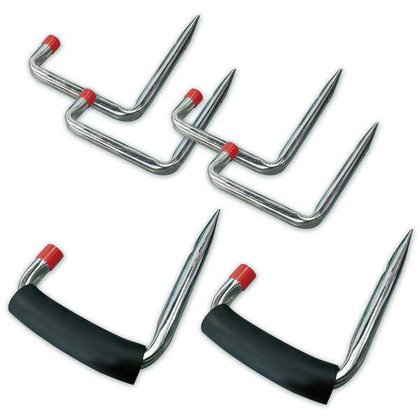 Wandhaken abgewinkelt 6er-Set