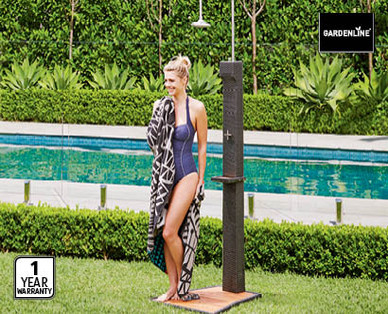 WICKER OUTDOOR SHOWER - Aldi - Australia - Specials archive