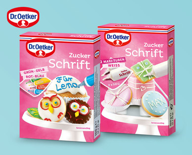 DR. OETKER Zuckerdekor/ Speisefarben