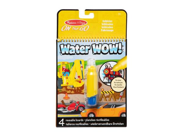 Melissa & Doug Water Wow! Colouring Book - Vehicles