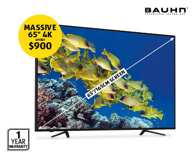 65"/165cm Ultra HD 4K LCD LED TV