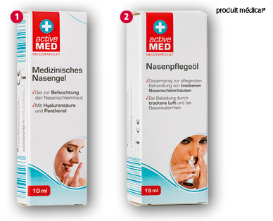 Gel/Huile médical de soin pour le nez ACTIVE MED