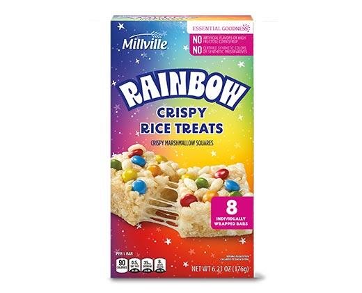 Millville Rainbow Crispy Rice Treats