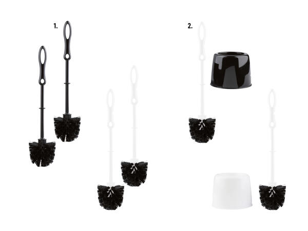 Set de brosses WC, lot de 2