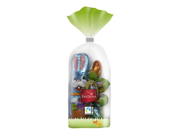 Easter Bag with Chocolate