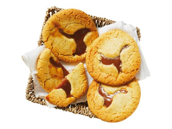 Cookie s karamelovou náplní