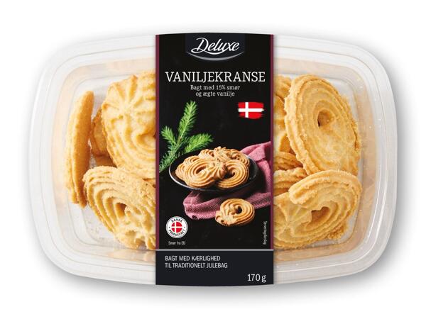 DELUXE Pebernødder, brunkager, jødekager, vaniljekranse eller klejner