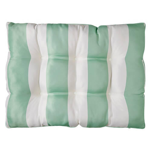 Indoor/Outdoor Pet Bed, Green Stripes