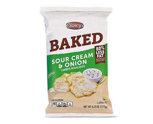 Clancy's 
 Southwest Ranch or Sour Cream & Onion Baked Potato Crisps