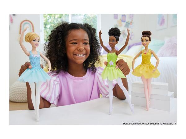 Disney Princess Ballerina Doll / Hot Wheels Car Assortment