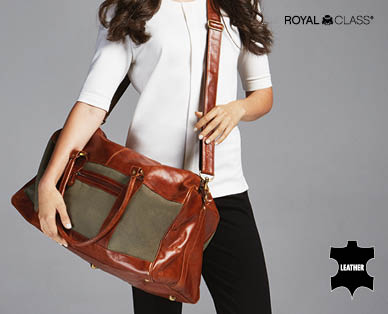 Mens or Ladies Overnight Leather Bag