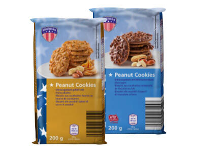 AMERICAN 
 American Peanut Cookies