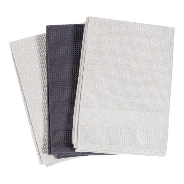 CROFTON(R) Essuies de cuisine à texture gaufrée, 3 pcs