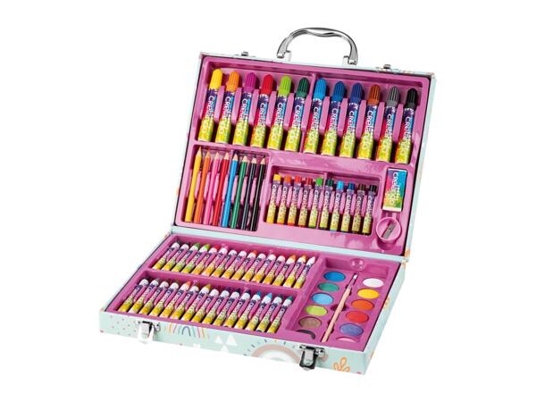 Crelando Kids' Art Case - 76 Piece Set - Mint