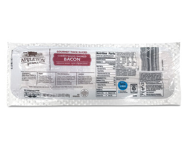 Appleton Farms Maple Brown Sugar or Cherrywood Smoked Thick Cut Bacon