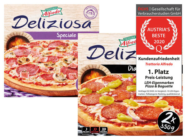 Steinofenpizza Diavolo/Speciale