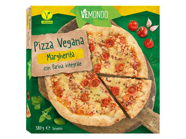 Vegan pizza margherita