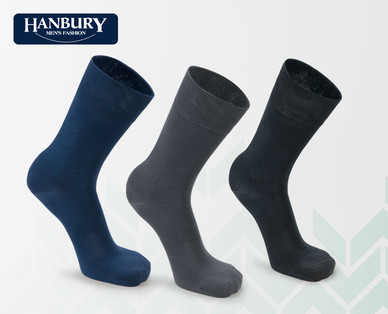 HANBURY MEN'S FASHION Herren-Business-Socken, Doppelpkg.