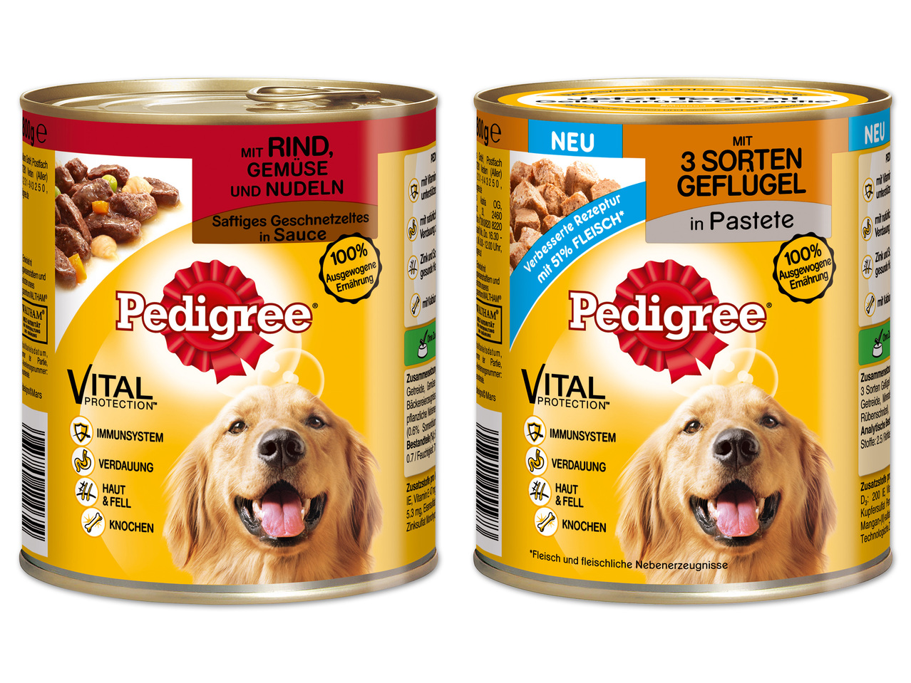 PEDIGREE Hundenassnahrung