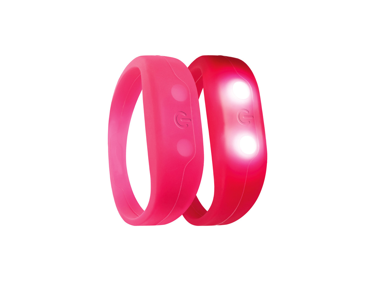 Svítící náramky s LED – 2 kusy