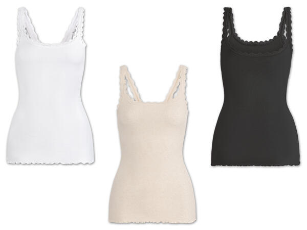 Damen Ripptop, 3 Stück