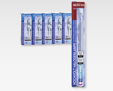 Ampoule halogène "haute tension" LIGHTWAY