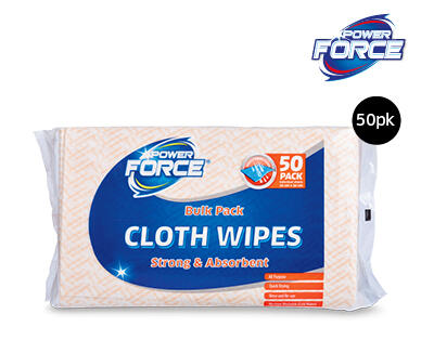 Cloth Wipes 50pk