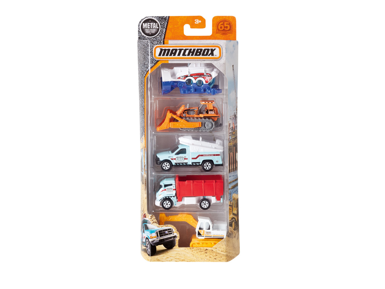 Toy Vehicle Set, 5 pieces